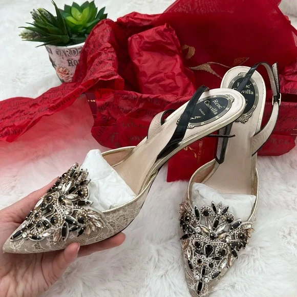 Rene caovilla, like new, size 39,5 - Picture 5 of 8